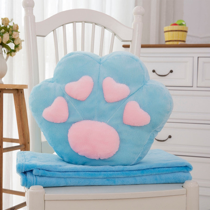 Cute cat paw pillow