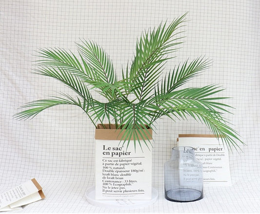 88 CM Green Artificial Palm Leaf Plastic Plants