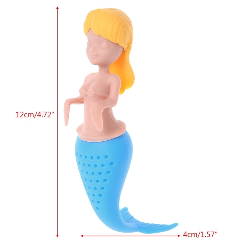 Mermaid silicone tea maker