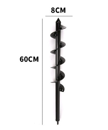 Charging Garden Screw Twist Pit Drill Bit