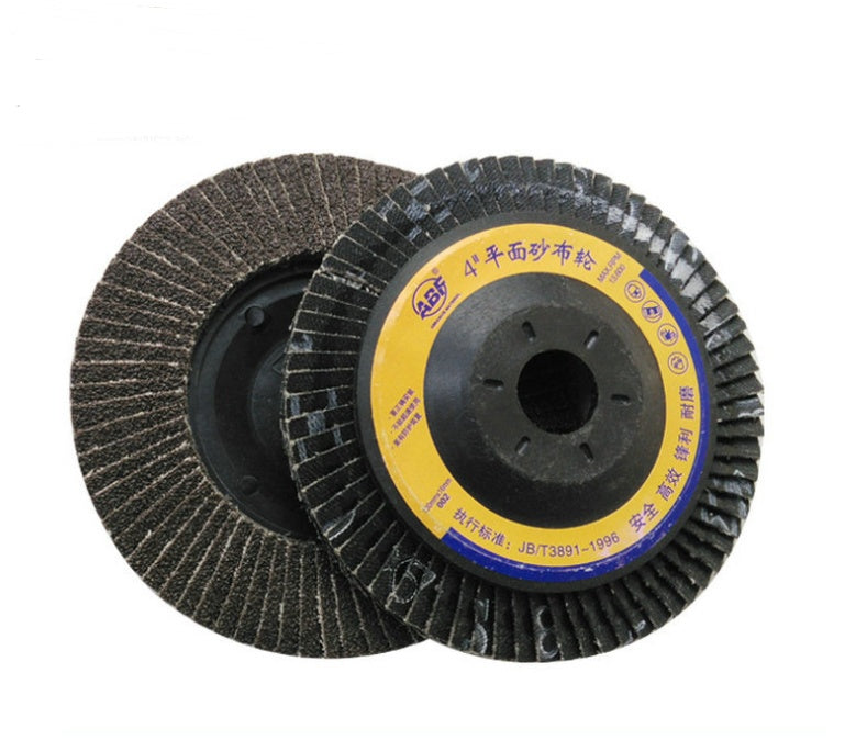 Flat abrasive cloth wheel