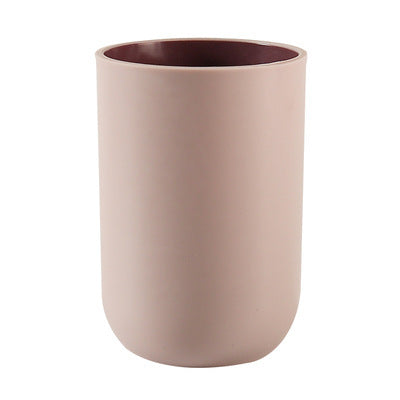 Double-layer plastic cup