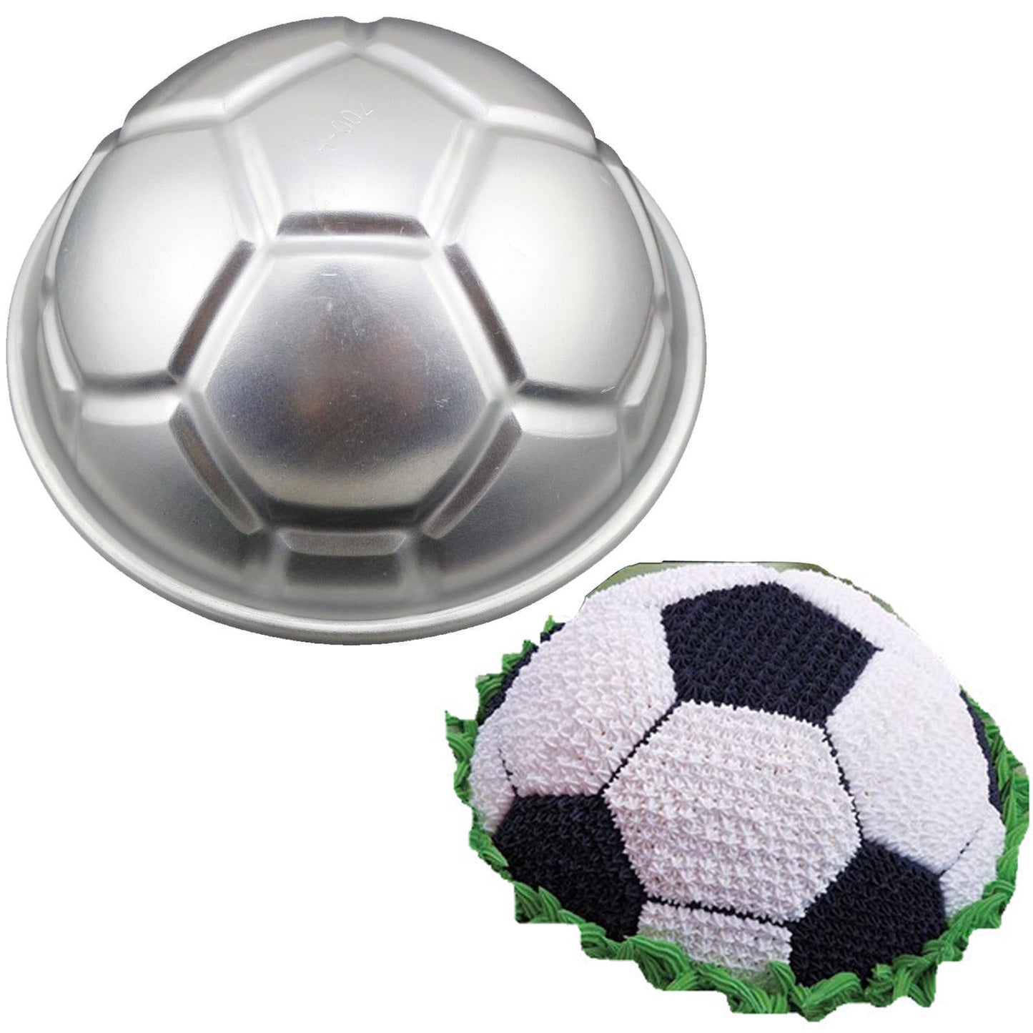 Football shaped cake mould semicircular ball mould