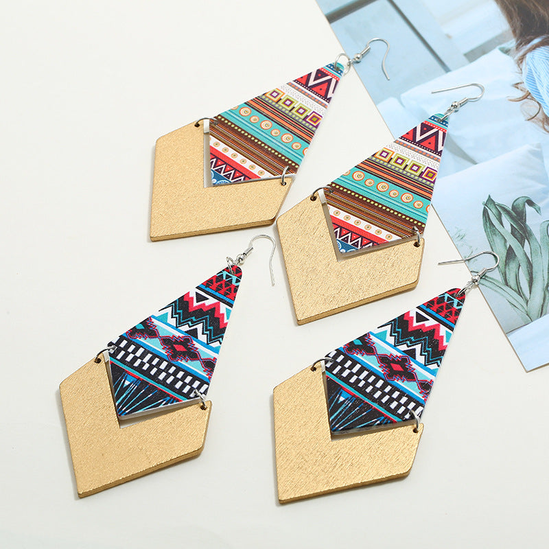 Wooden earrings