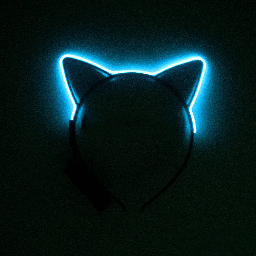 Glowing Line Cat Ear Headband