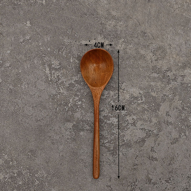 Household Fashion Wood Solid Wood Spoons