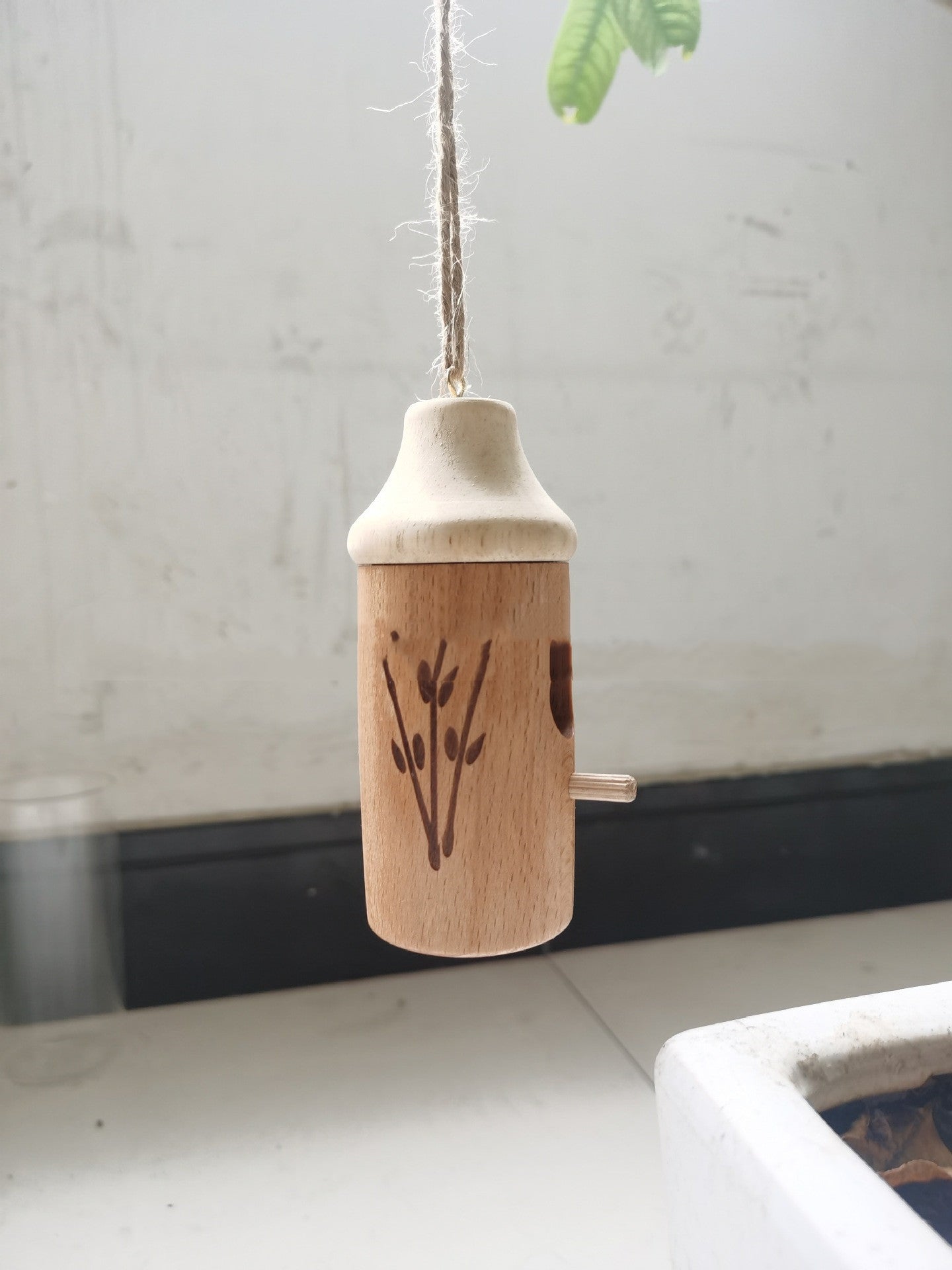 Garden Wooden Hanging Hummingbird House