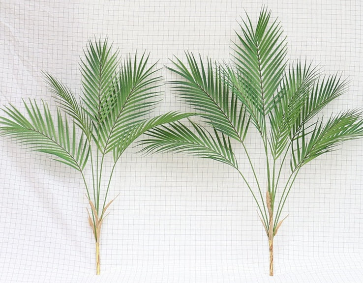 88 CM Green Artificial Palm Leaf Plastic Plants