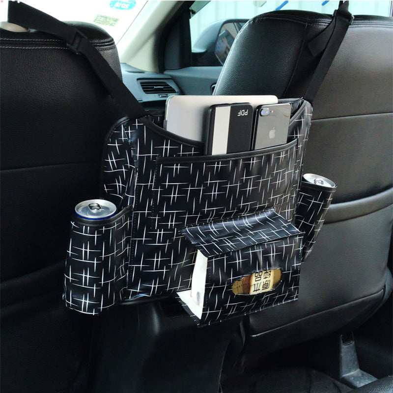 Car seat back storage bag