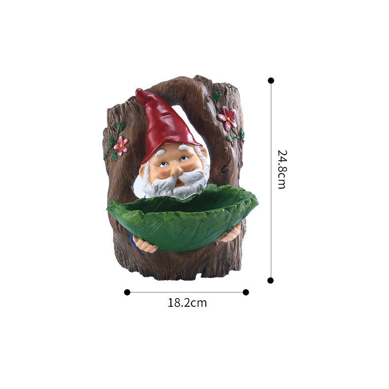 Bird Feeder Outdoor Decorative Pendant Resin Crafts