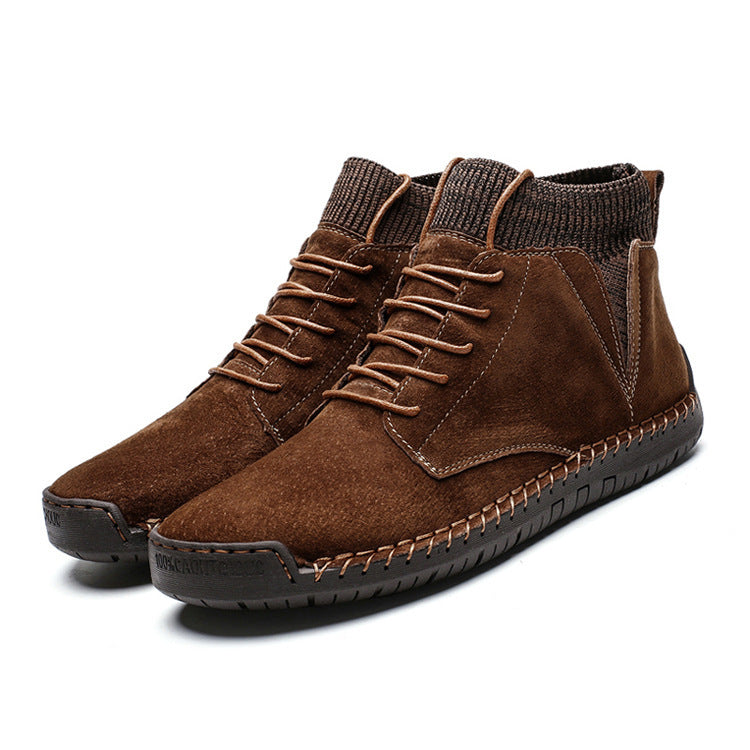 Men's Martin boots winter cotton