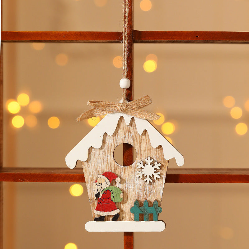 Christmas wooden pendant for children