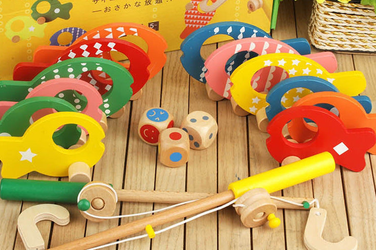 Baby Fishing Wooden Toy