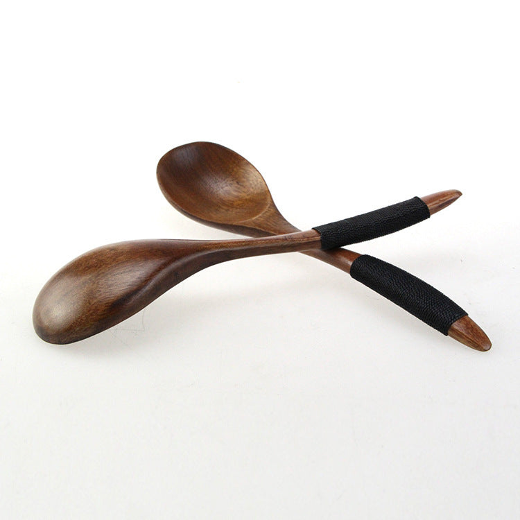 Wooden tableware tie wire wooden spoon