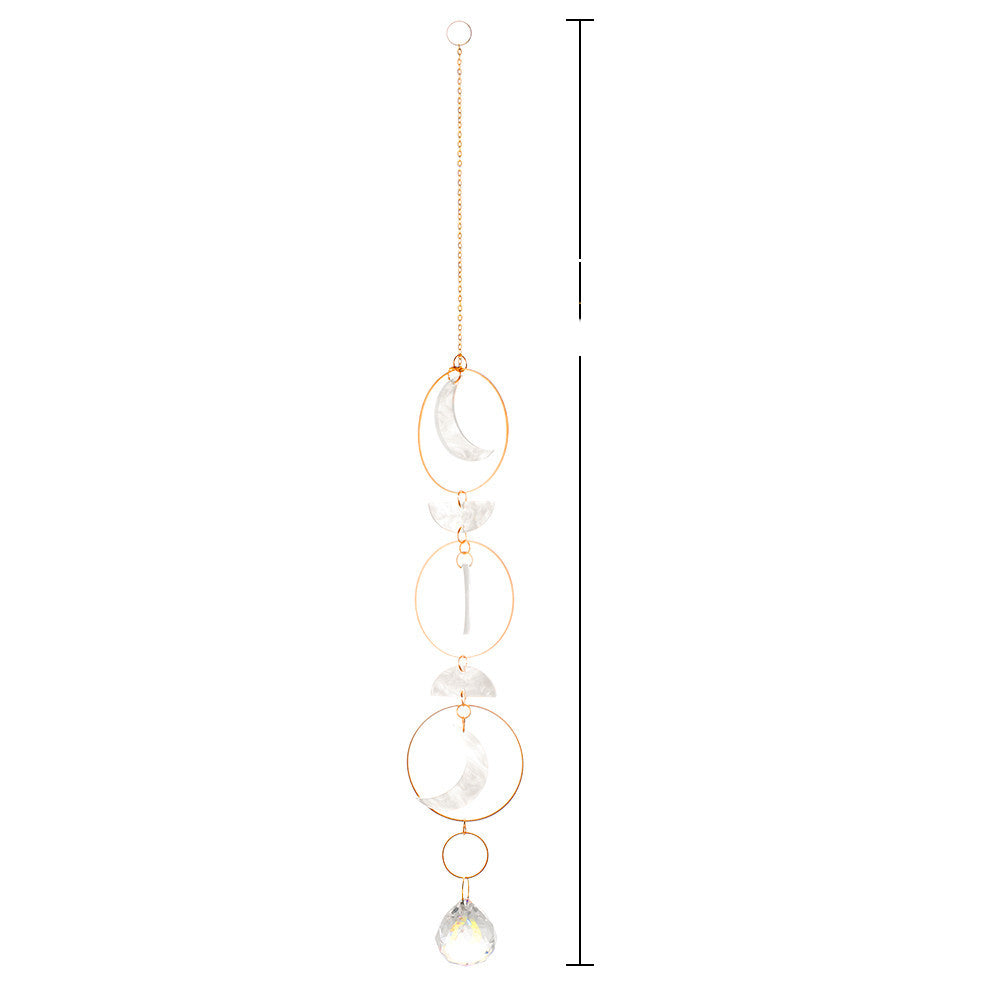 Fashion Garden Crystal Hanging Star Moon