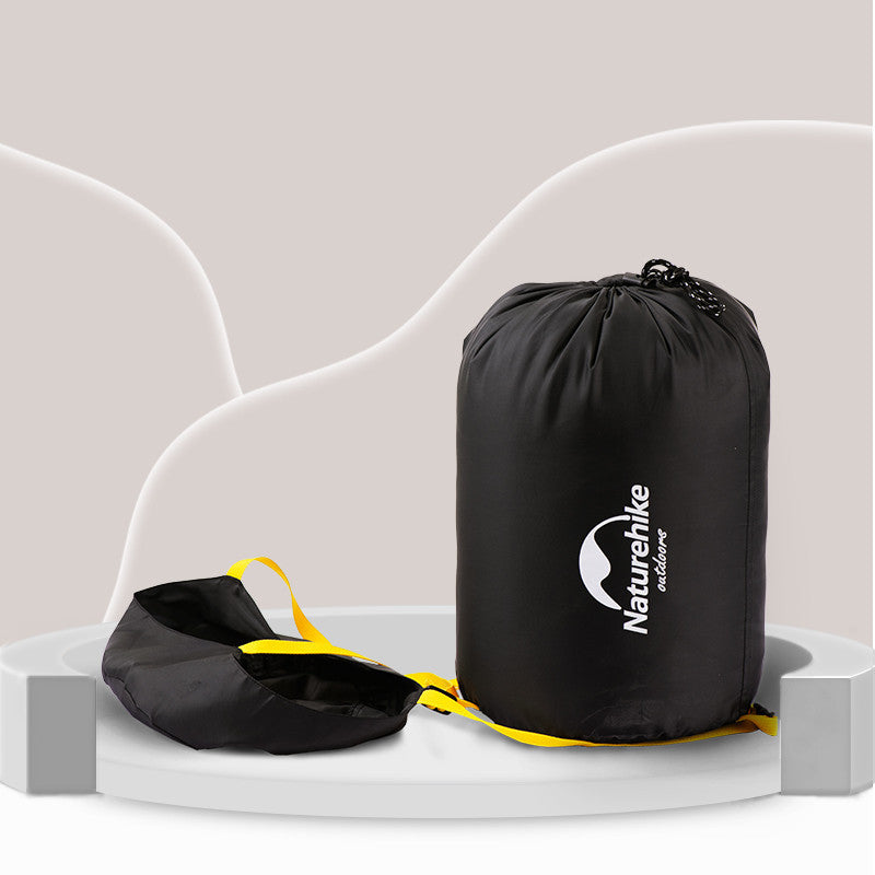 Multifunctional sleeping bag compression bag