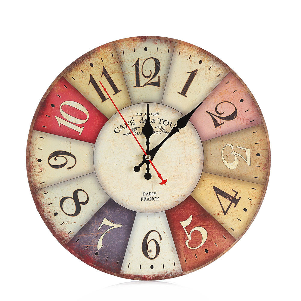 Wooden wall clock