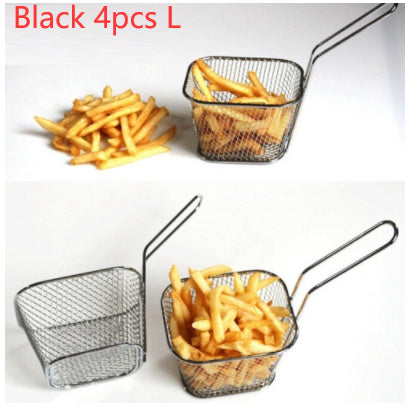 Square mini fried basket French fries basket