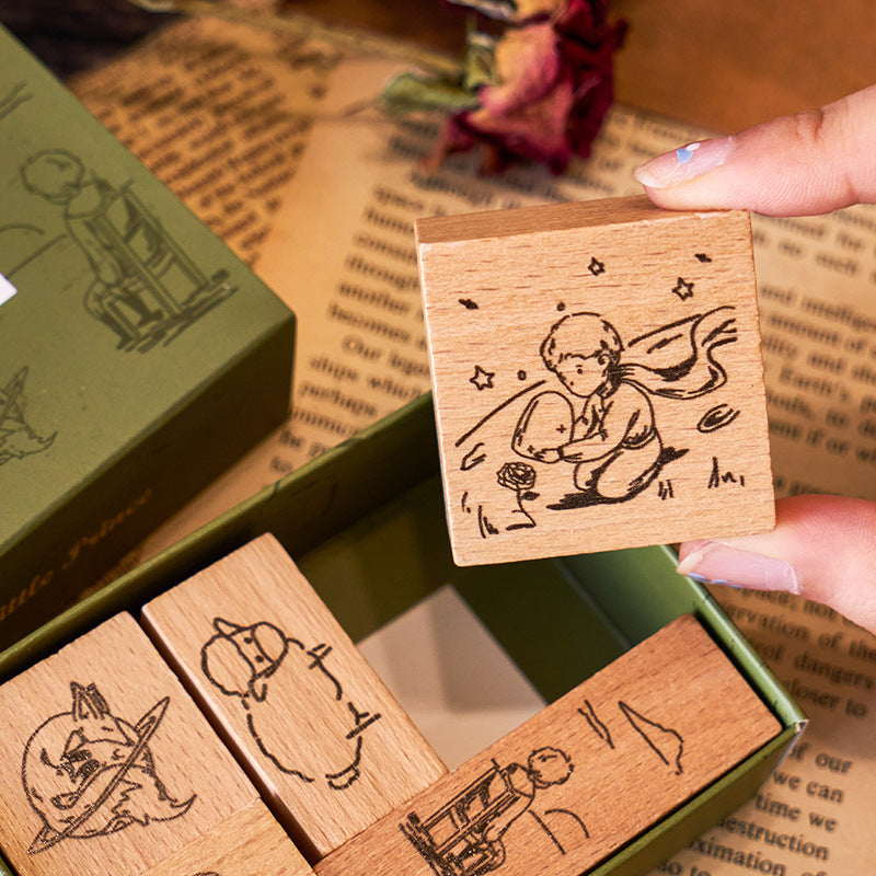 Wooden stamp toy