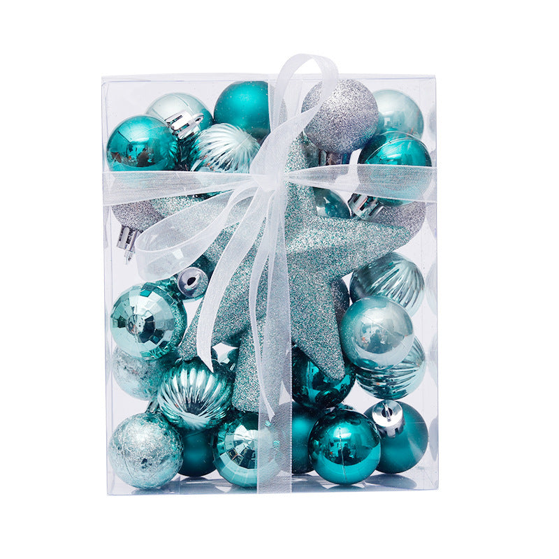 Christmas Ball tree top Star Gift Box set