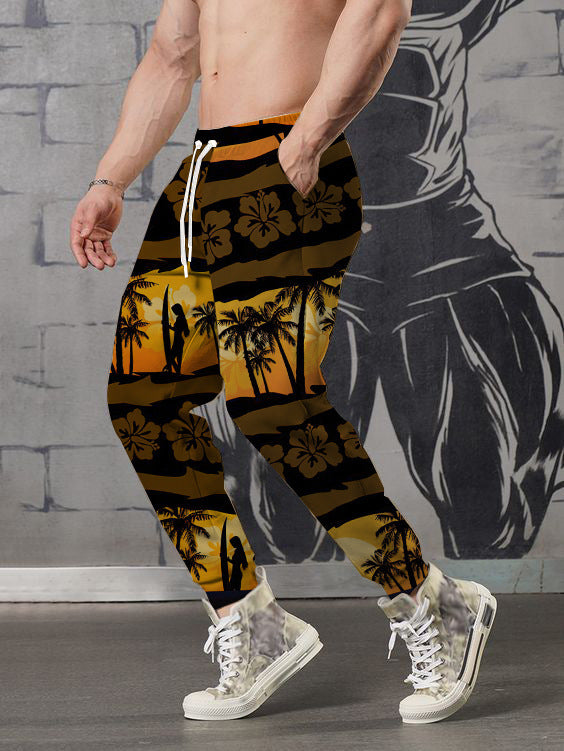 3D Digital Printing Men's Trousers Sports Pants