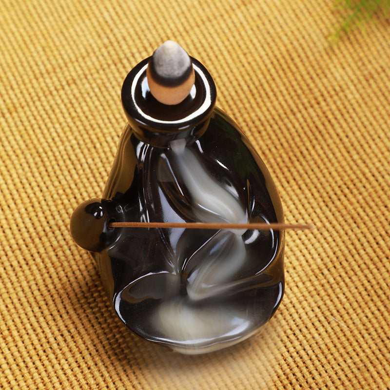 Ceramic Backflow Incense Burner Handicraft Ornaments