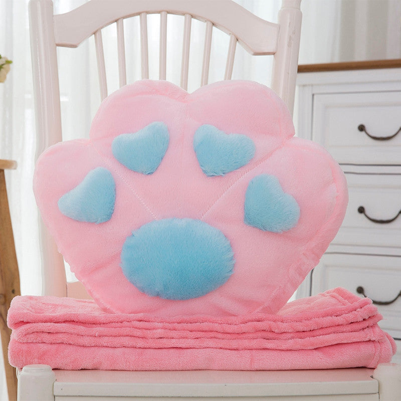 Cute cat paw pillow