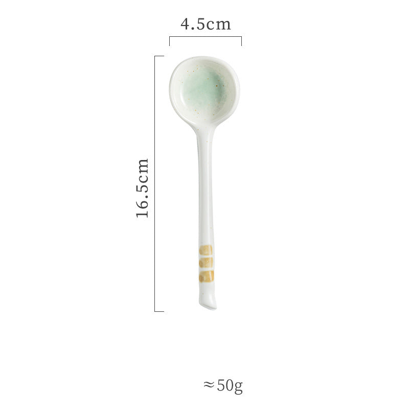 Japanese creative ceramic spoon