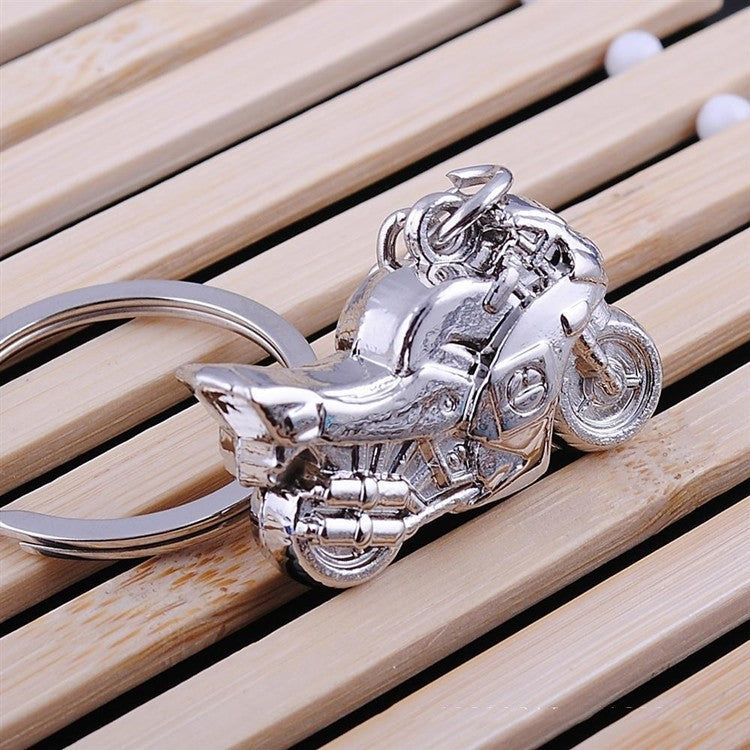 Motorcycle car metal keychain