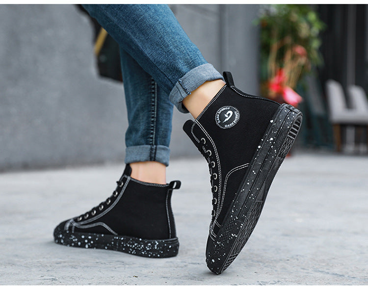 High-top canvas shoes sports casual sneakers