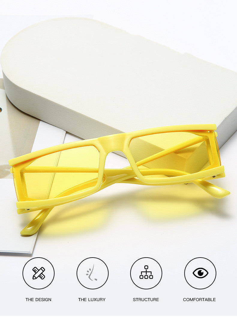 Square Frame Outdoor Sports Sunglasses Sunglasses Uv400 Fashion