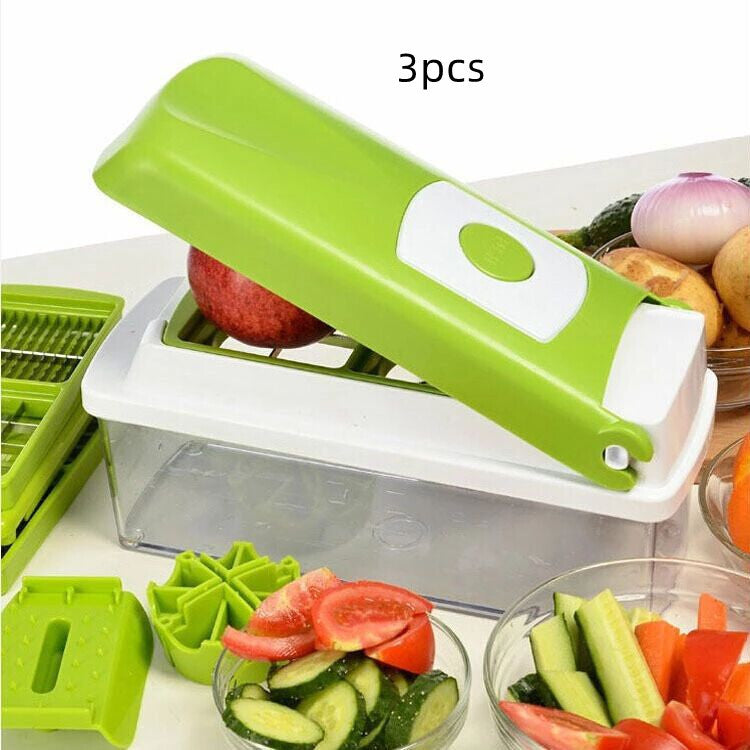 Kitchen Gadgets Multifunctional Diced Salad Vegetable Cutter