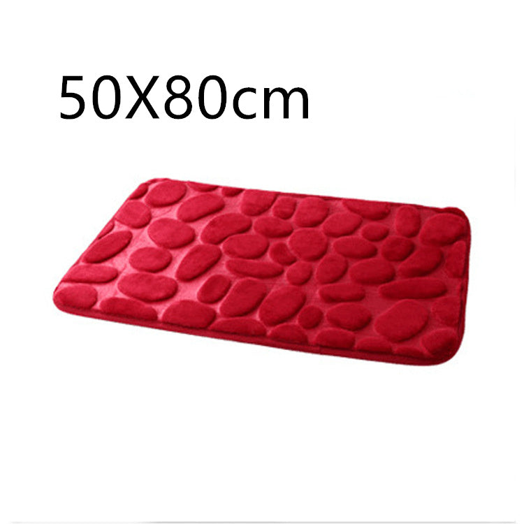 3D Cobblestone Carpet Bedroom Living Room Floor Mat