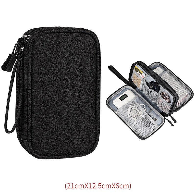 Multifunctional Portable Organizer Bag Storage Bag Box Hard Drive Data Cable Headset