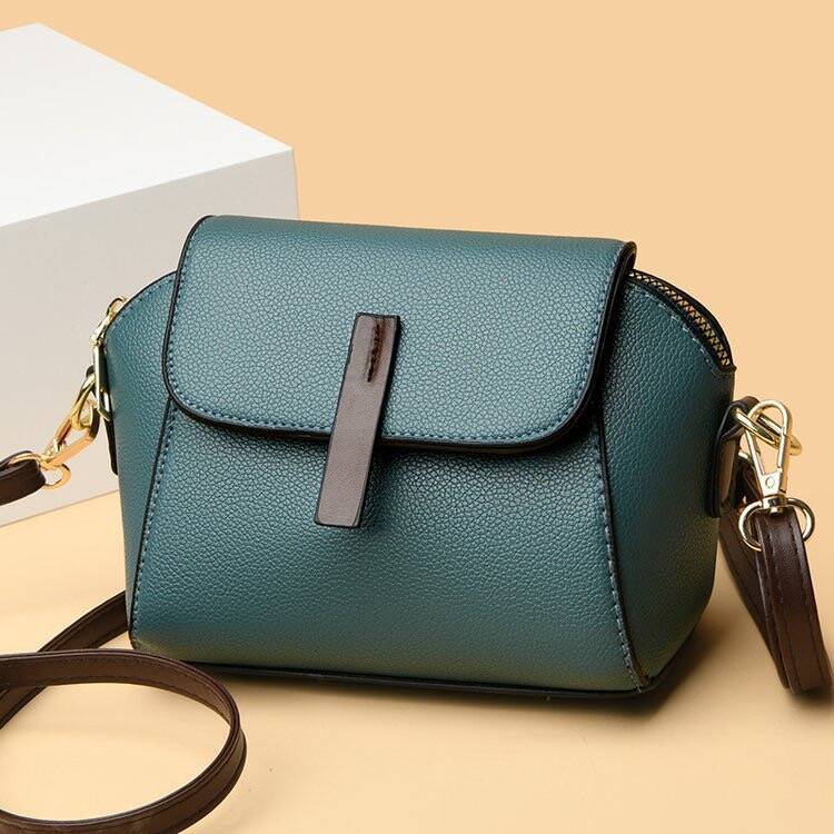 Women's Crossbody Bag New Small Bag Mobile Phone Bag Versatile Shoulder Bag Shell Bag Trendy Hot Mobile Phone Bag Versatile Shoulder Bag Exquisite Genuine Leather Texture Small Bag