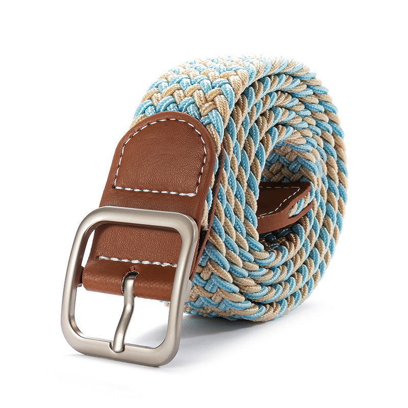 Fashion Square Buckle Women's Canvas Belt