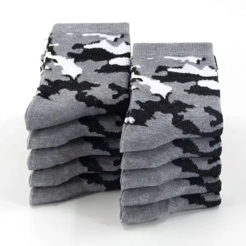 Military Training Polyester Cotton Tube Socks