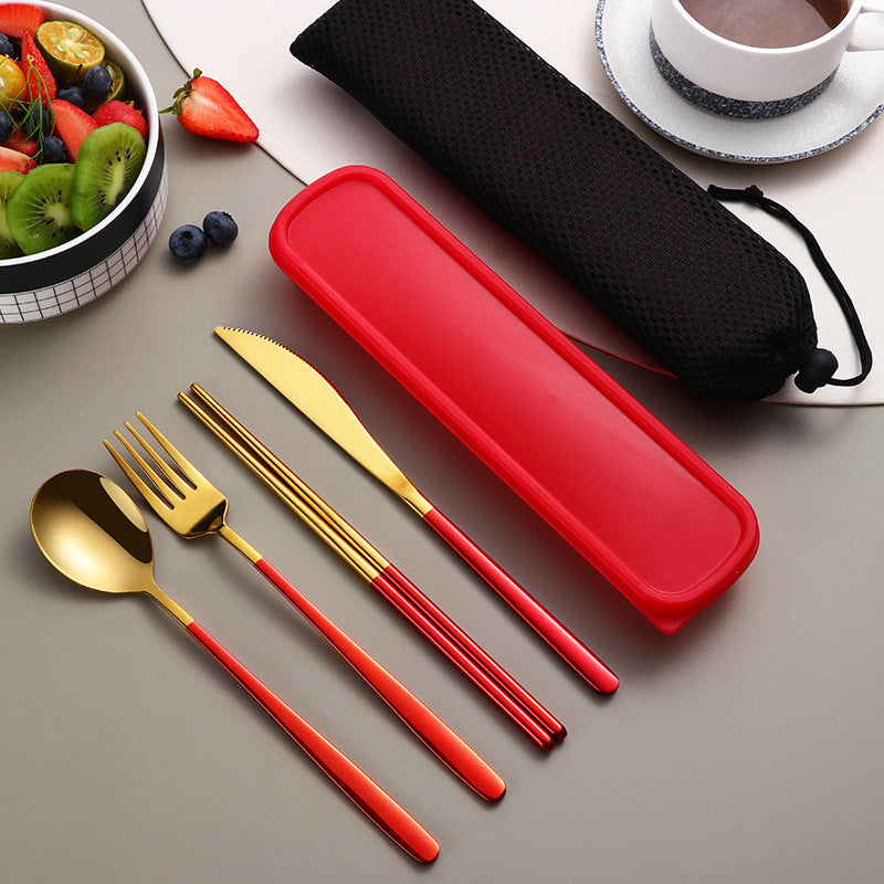 Stainless Steel Portable Gift Cutlery Set