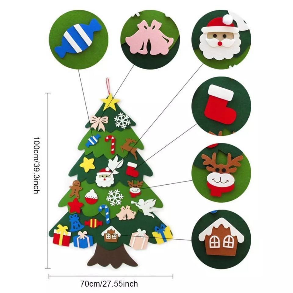 DIY Christmas Tree With Fashionable Decoration Pendant For Children