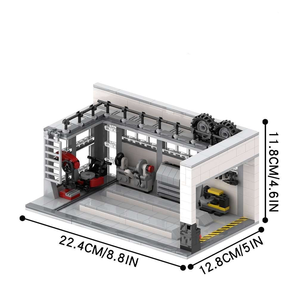 Car Repair Shop Building Block Toys