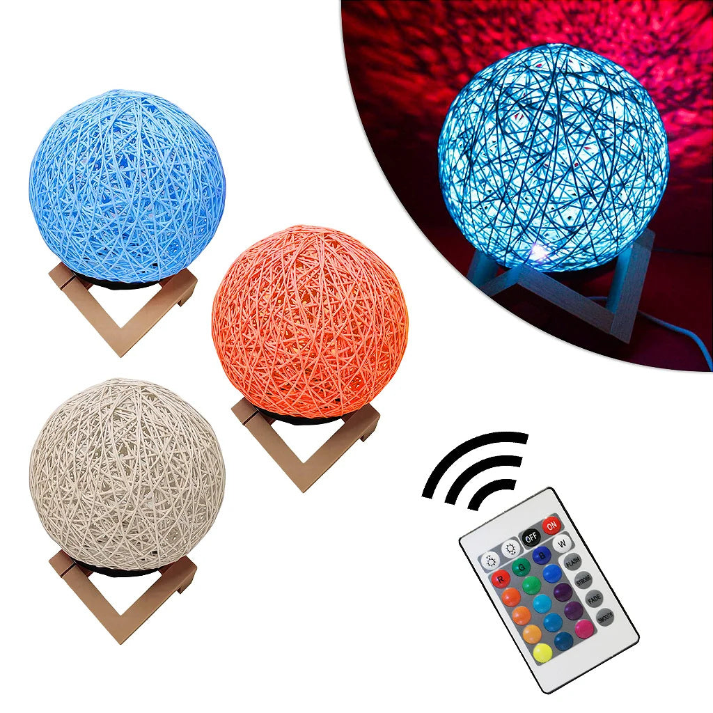 Luminaire Ball Find Lampshade USB Led Light Colorful Home Decoration