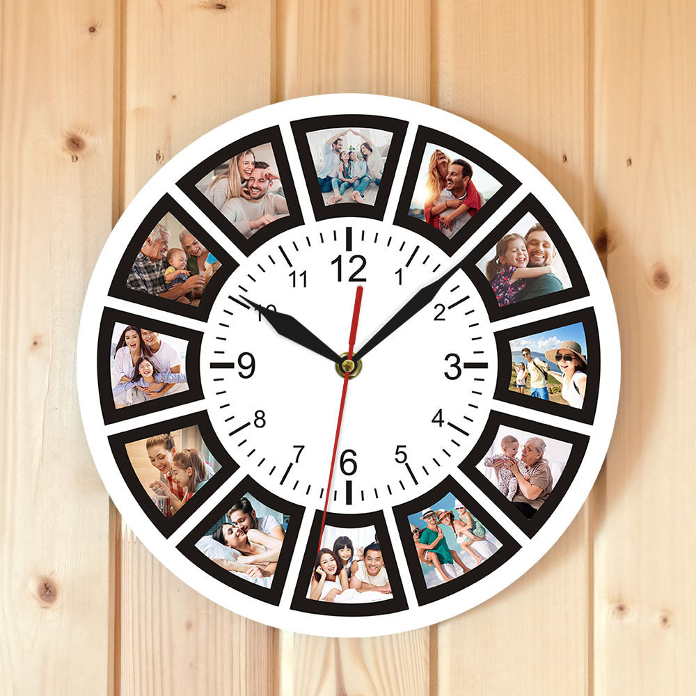 Fashion Simple Personalized Color Photo Clock