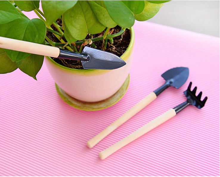 3 Pcs/set Mini Spade Shovel Harrow Flowerpot Tools