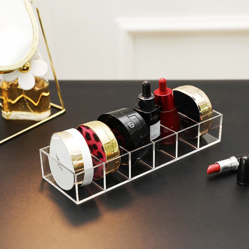 Acrylic cosmetic finishing box air cushion blush stand partition