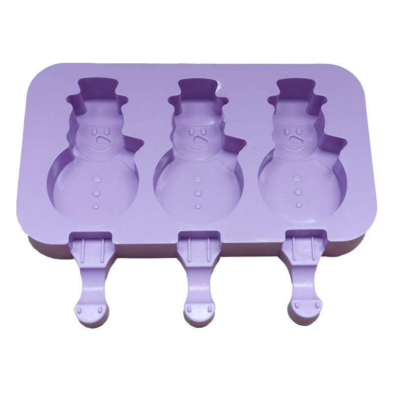 Silicone mould for ice cream household