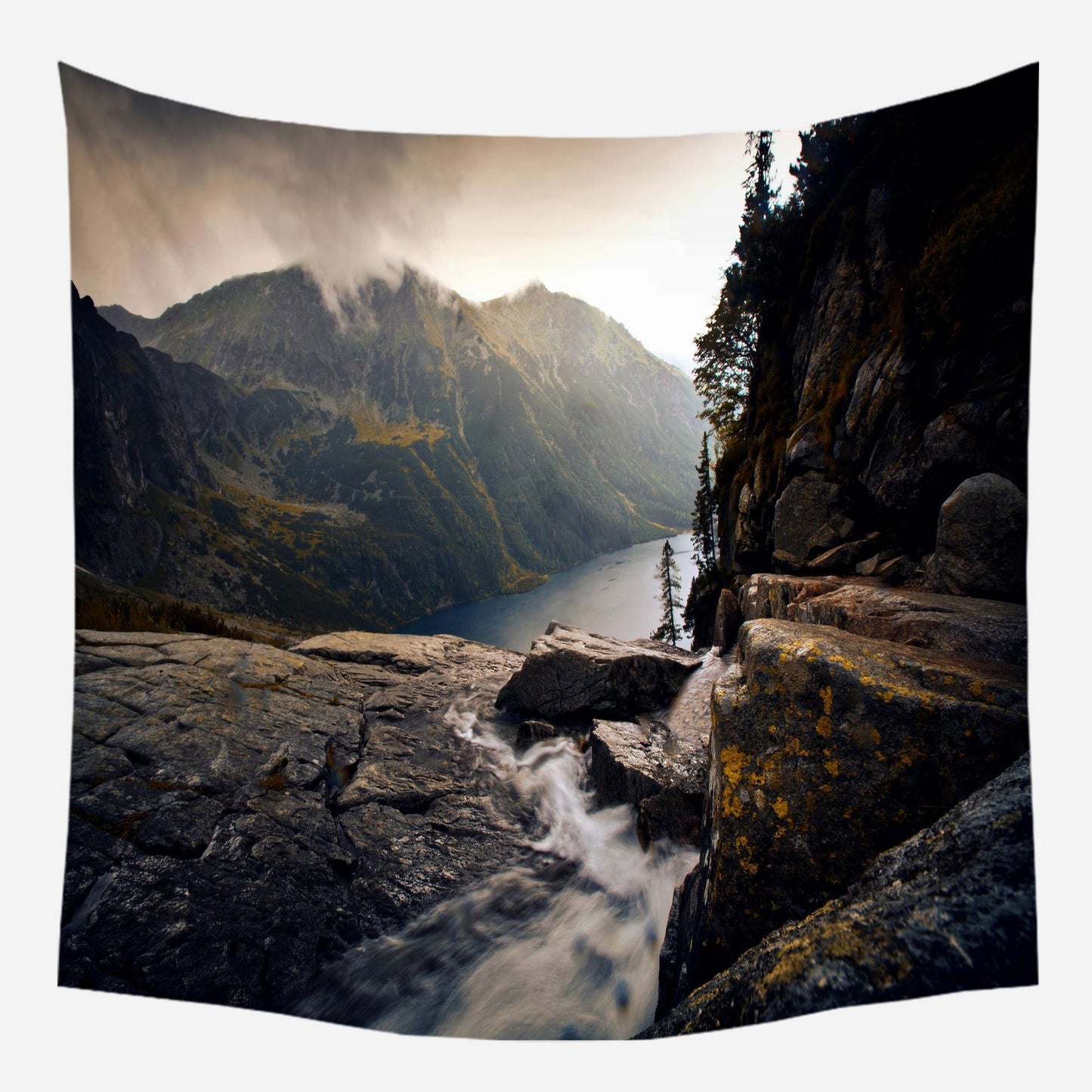 Digital Printing Masking Cloth Landscape Tapestry