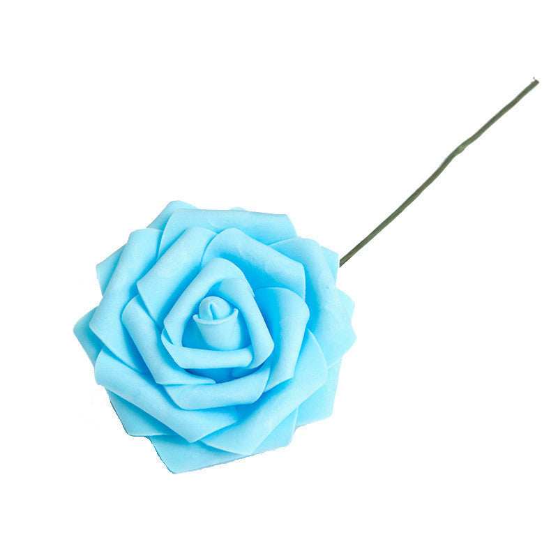 Artificial Flower 8CM PE Rose with Rod