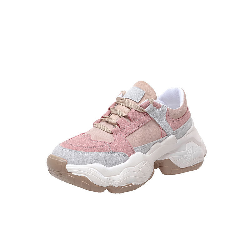 Fashionable sponge cake lacing casual single shoe