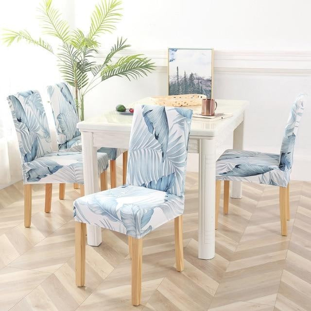 Printed Stretch Dining Chair Covers Set Of 4 Or 6