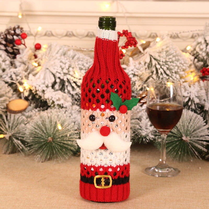 Christmas Decoration Snowman Wine Bottle Holder